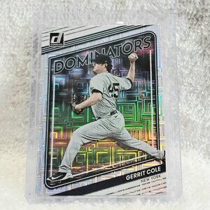 3/$25 Mint 2022 Donruss Gerrit Cole Dominators MLB Card D-11!!